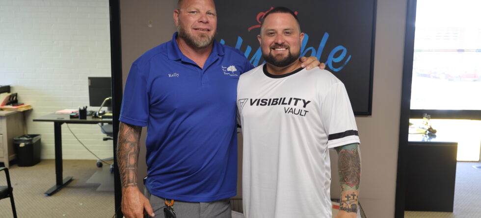 Ryan Eastep of The Visibility Vault and Kelly Tunnel of Kansas Tree Experts